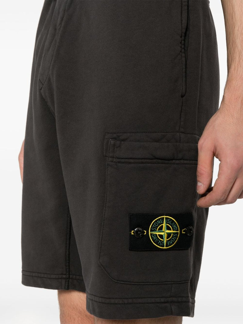 Short met Compass-motief zwart